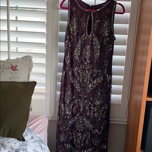 Elegant special occasion beaded dress